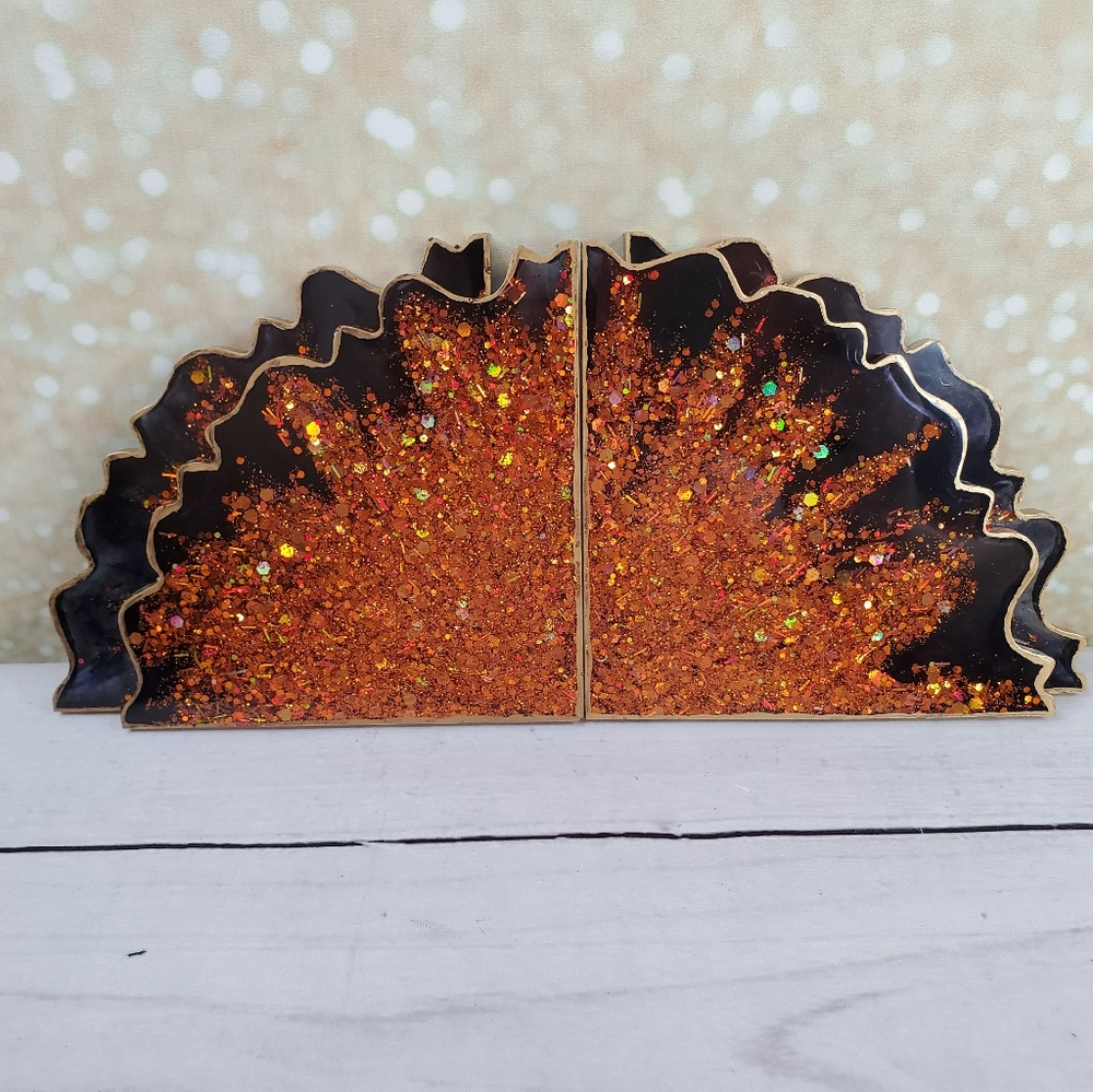 Geode/agate coaster set - Picture 3 of 3